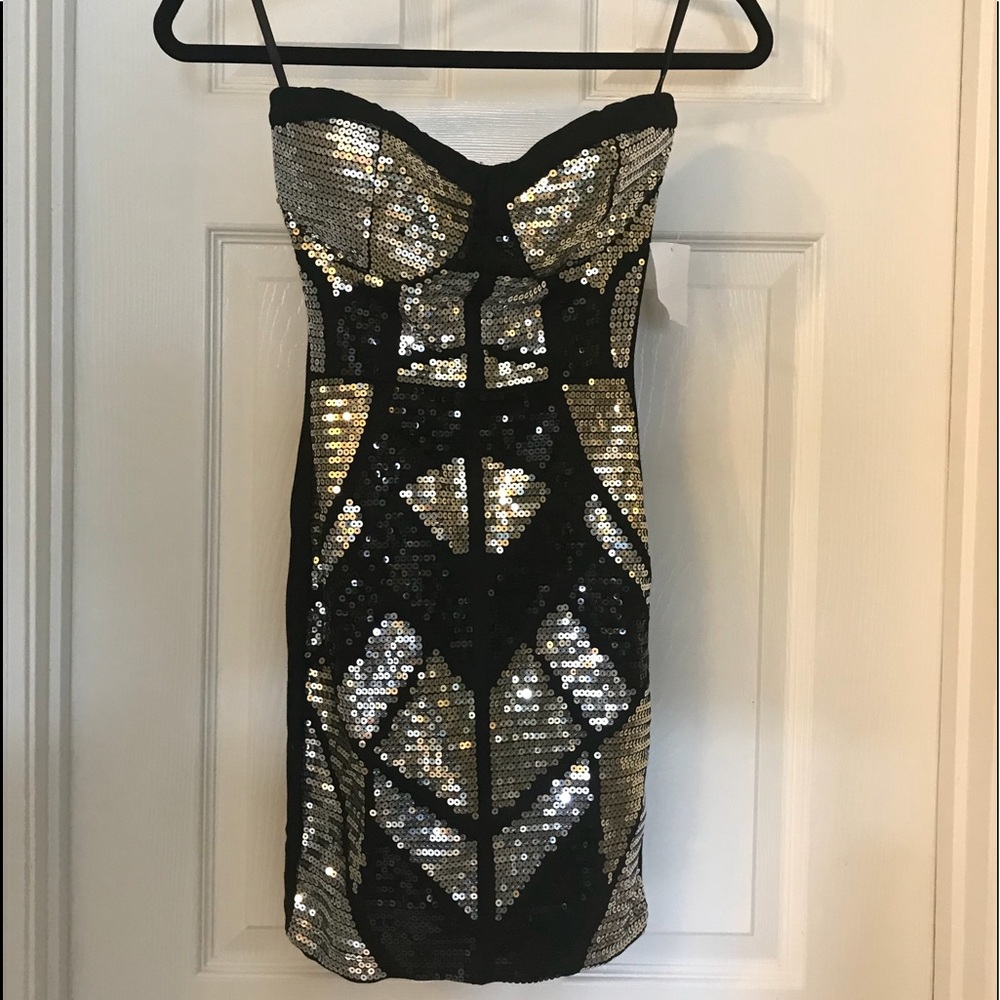 Charlotte Russe sequined dress xs